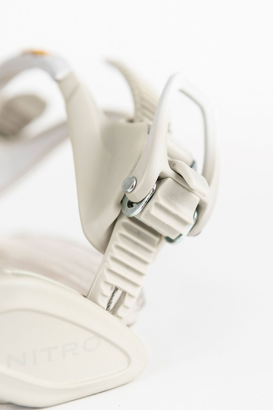 Nitro Snowboard Binding - Poison White - 6