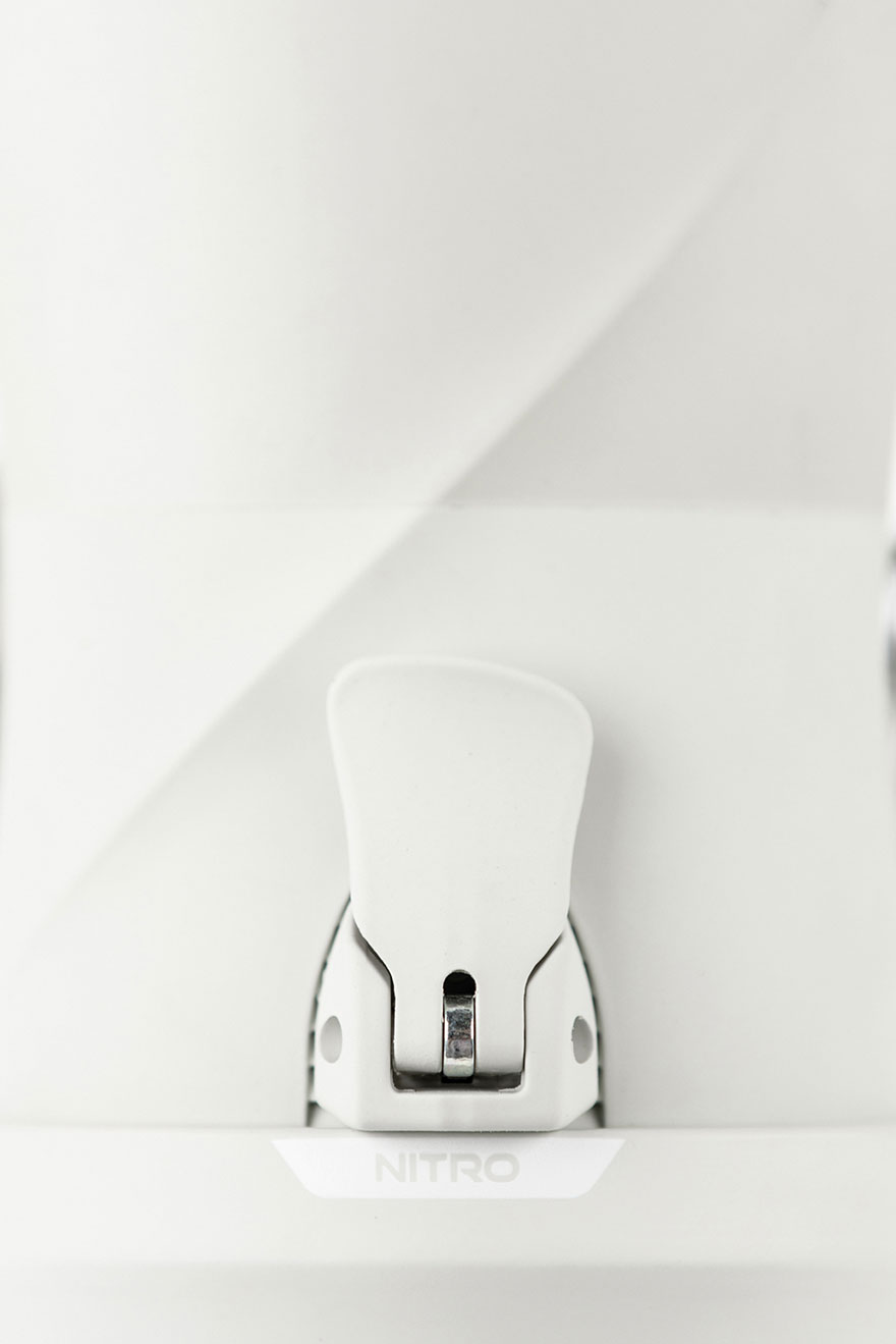 Nitro Snowboard Binding - Fate Off White - 4