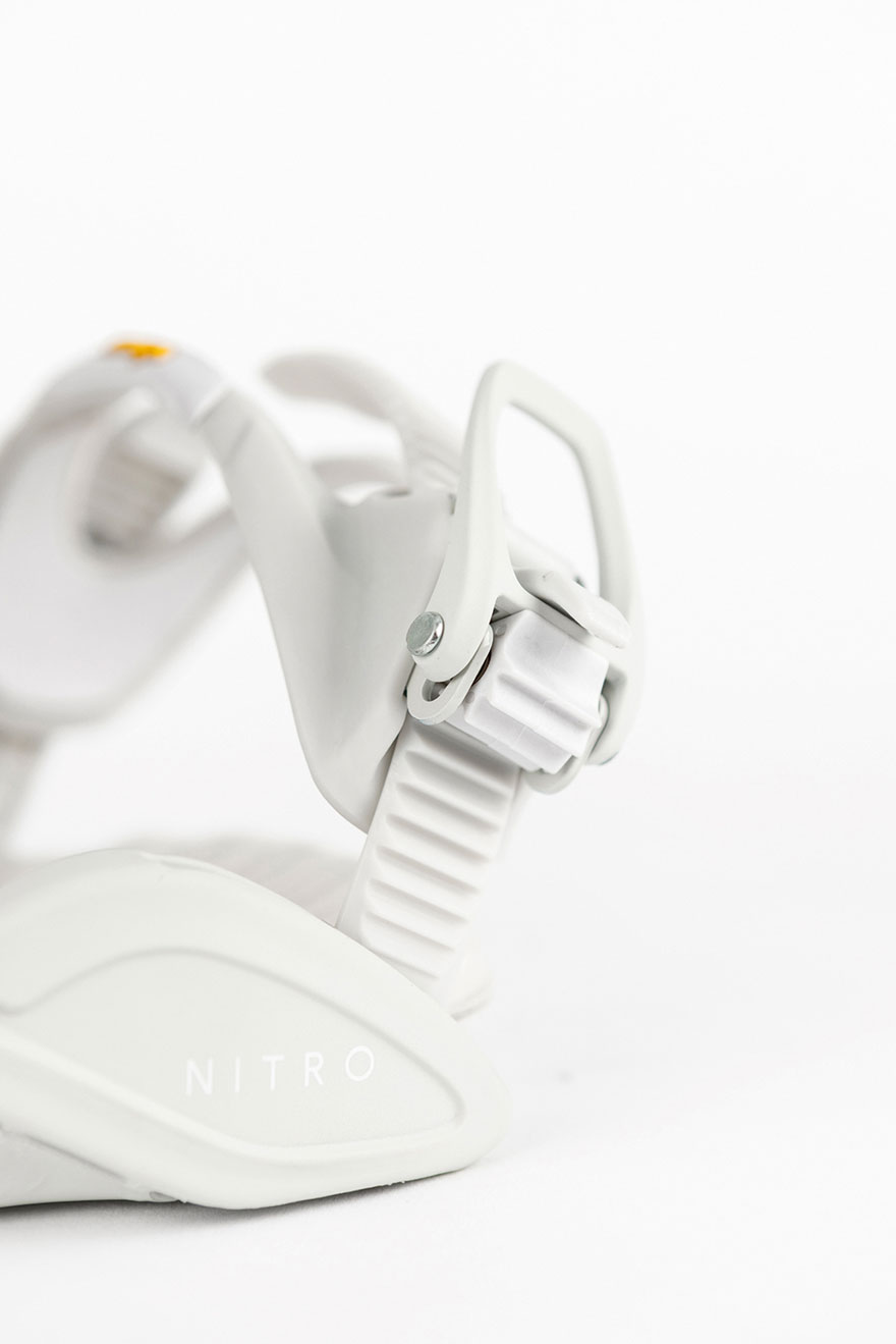 Nitro Snowboard Binding - Fate Off White - 7