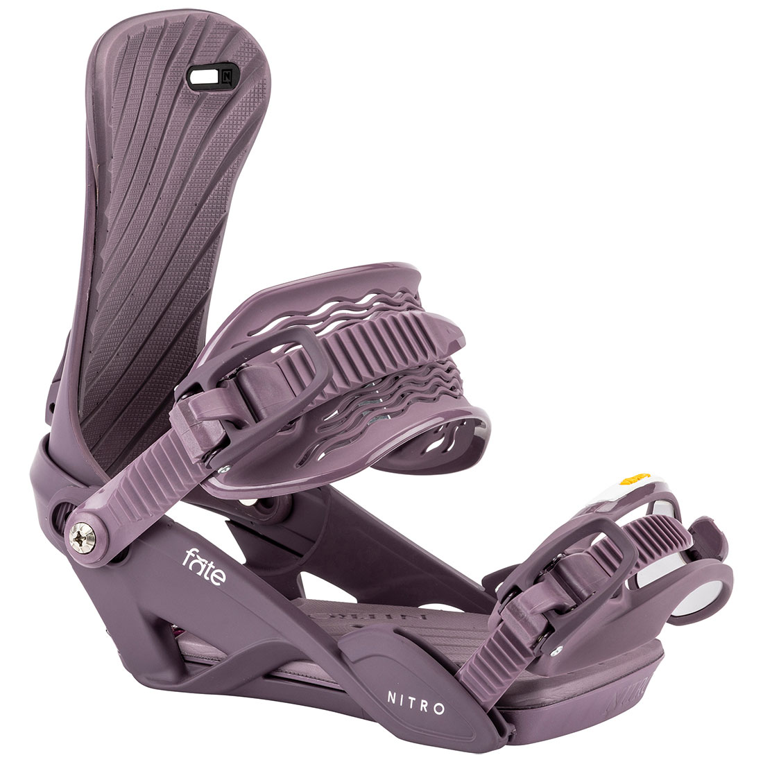 Nitro Snowboard Binding - Fate Plum - 2