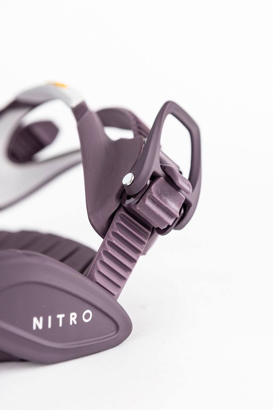 Nitro Snowboard Binding - Fate Plum - 7