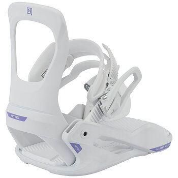 Nitro Snowboard Binding - Charger Micro White