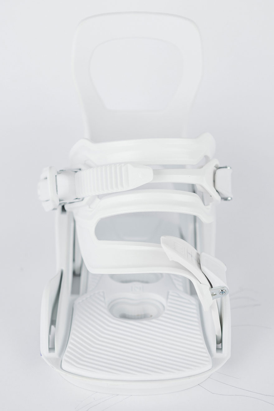 Nitro Snowboard Binding - Charger Micro White - 5