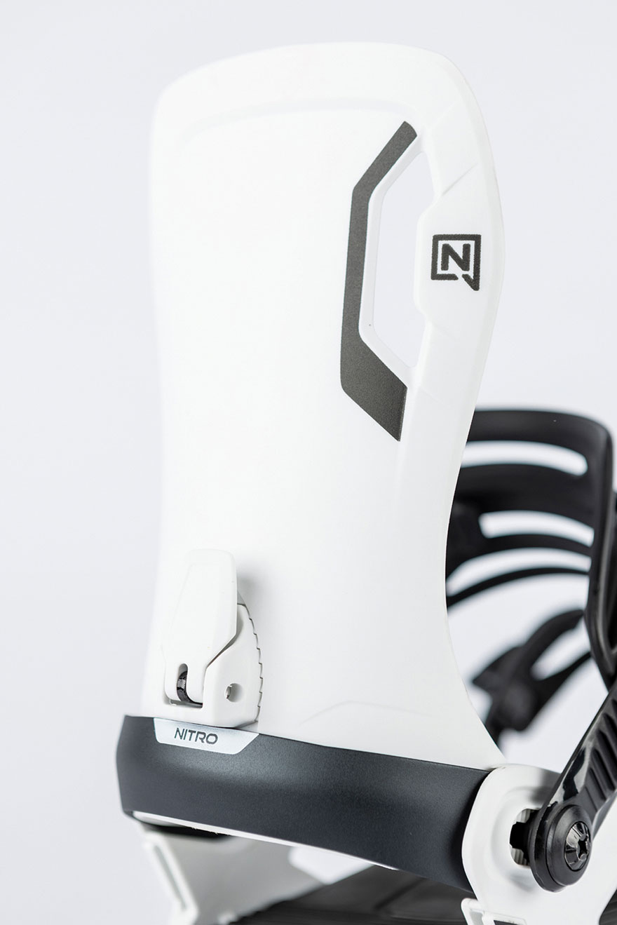 Nitro Snowboard Binding - Talent White - 5