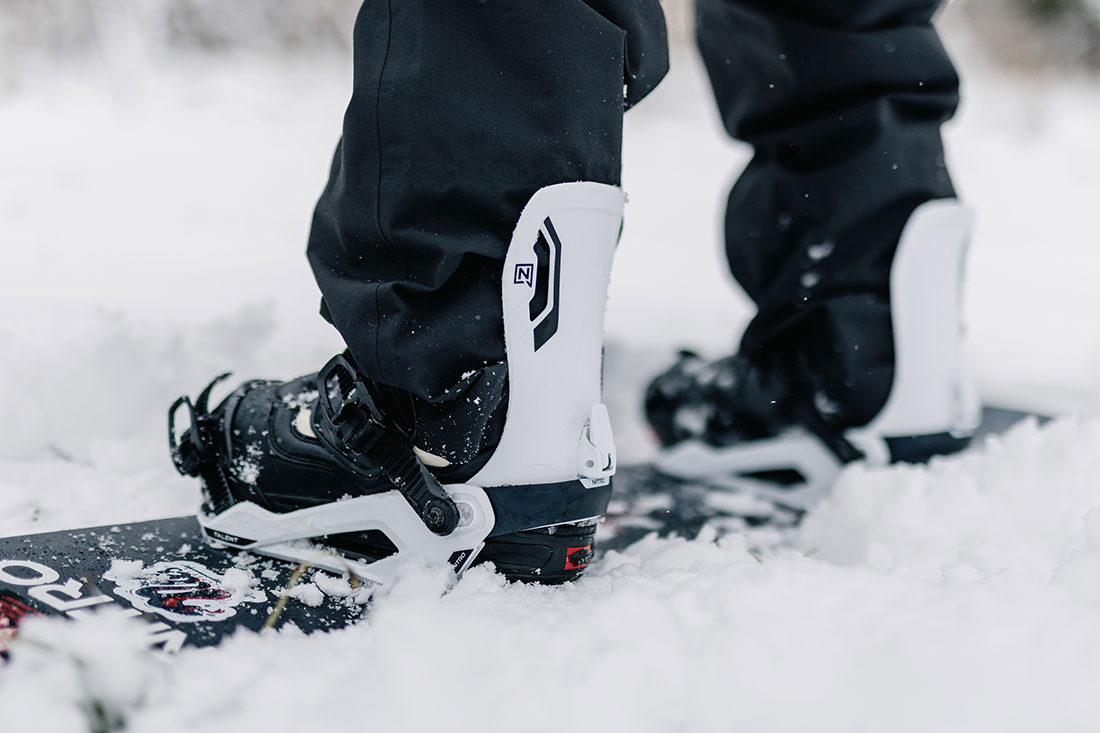 Nitro Snowboard Binding - Talent White - 3