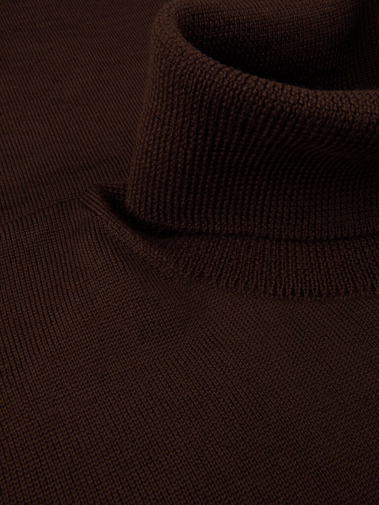 Stenströms Silja Knit Rollneck, Dark Brown - 3