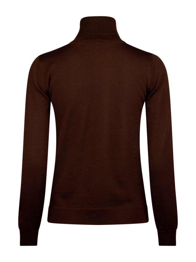 Stenströms Silja Knit Rollneck, Dark Brown - 2