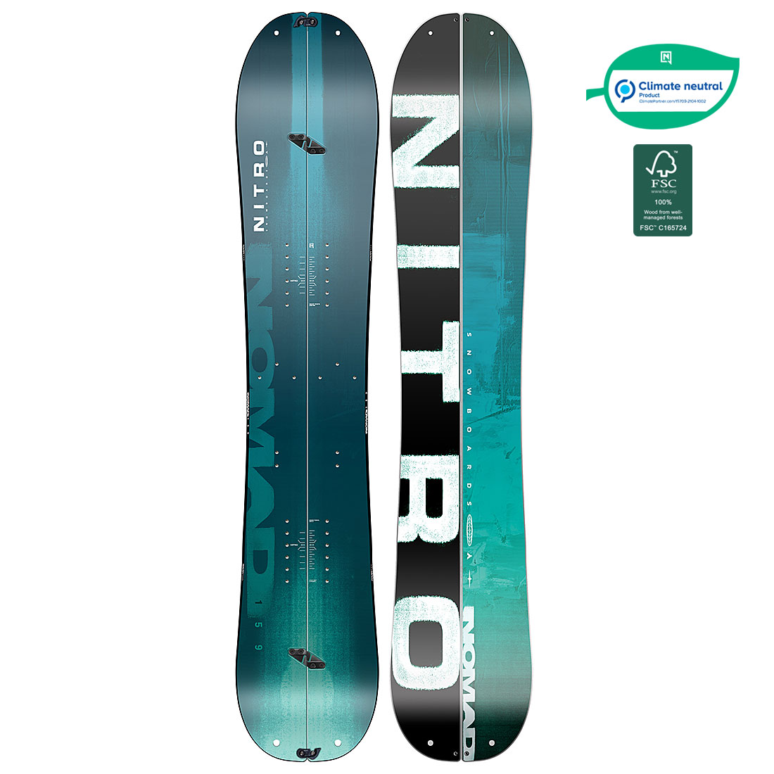 Nitro Splitboard - Nomad 162 - Standtall.se