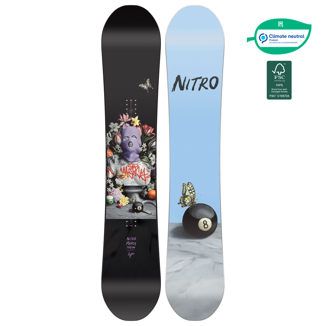 Nitro Snowboard - Mercy 146 - Standtallshop.com