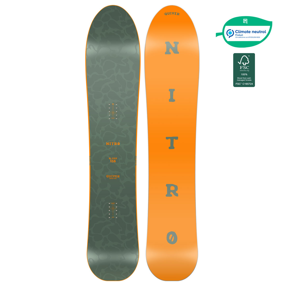 K 　NITRO SLASH 156cm スノーボード Nitro Snowboard - Quiver Slash 156 (Wide) - Standtallshop.com