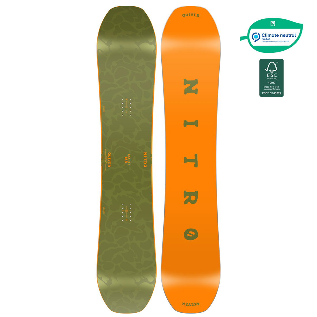 Nitro Snowboard - Quiver Basher 158 (Wide) - Standtallshop.com