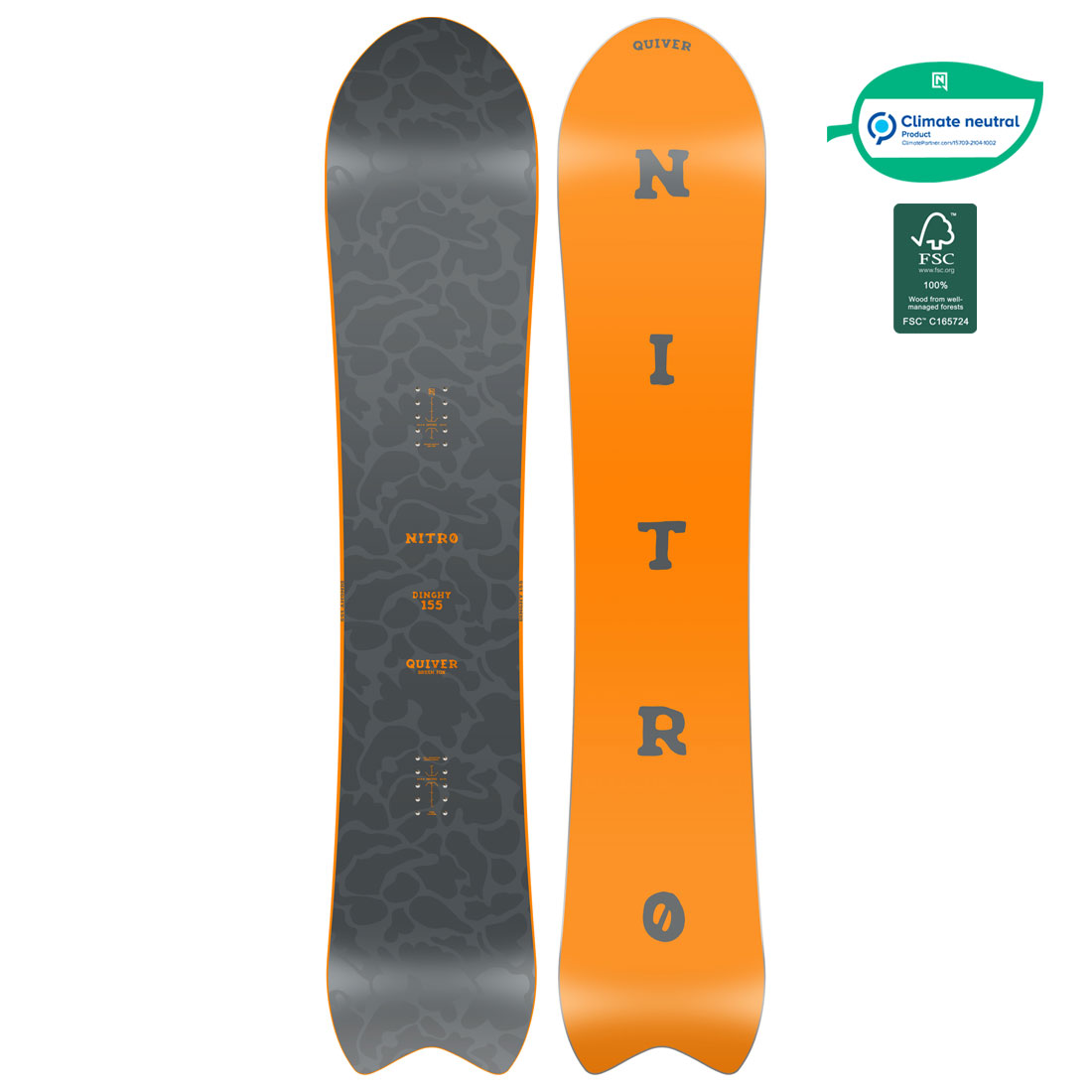 Nitro Snowboard - Quiver Dinghy 150 (Wide)