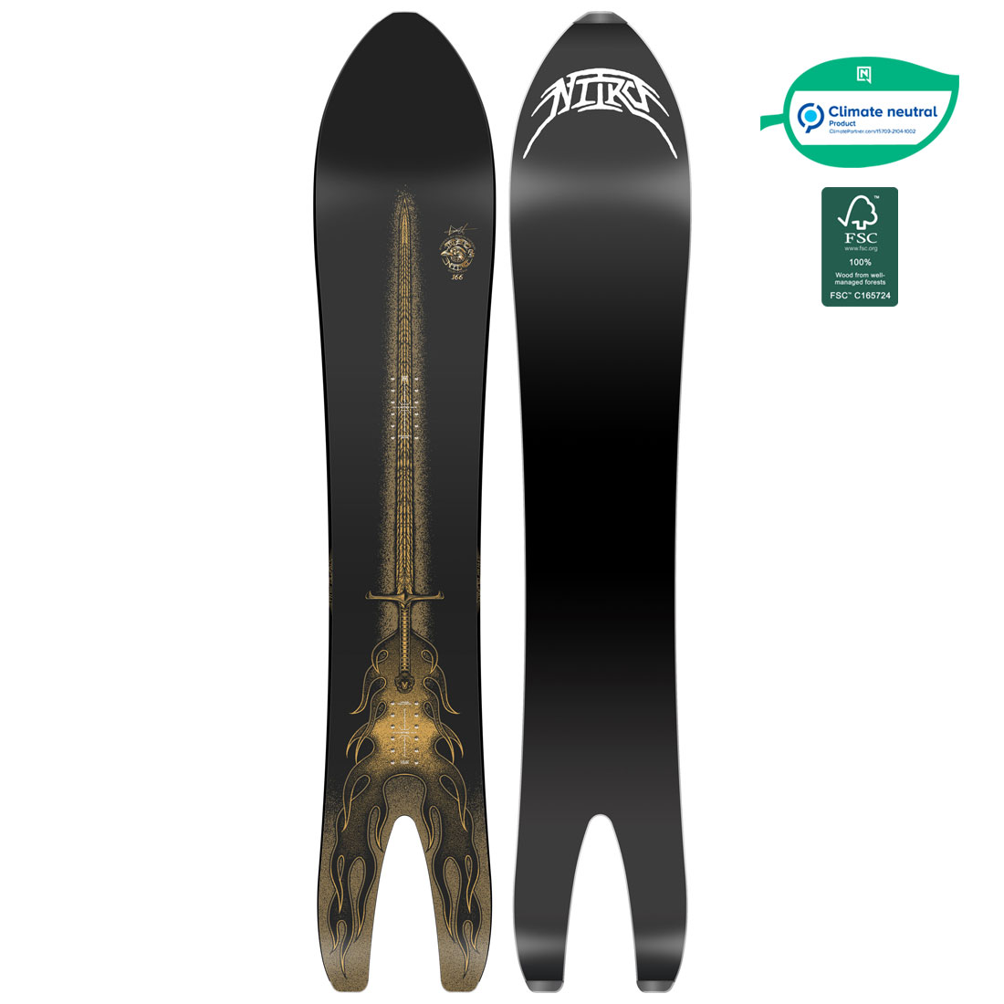 Nitro Snowboard - Stiletto RS X Drew Hicken 166