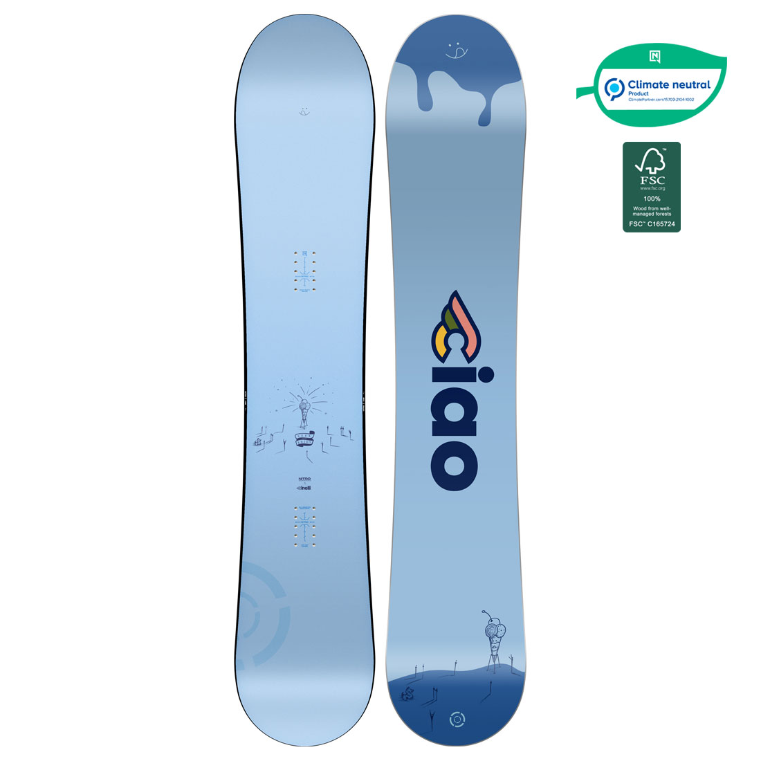 Nitro Snowboard - Nitro Phase X Cinelli 155