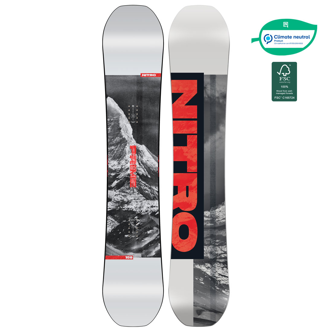 Nitro Snowboard - Prime Raw Wide 164 - Standtall.se
