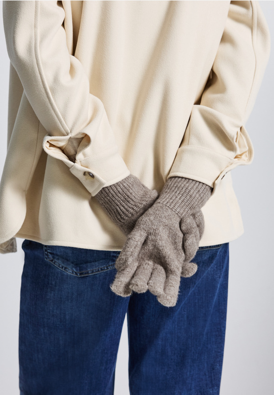 OP Gloves Fine Knit - Sandy Mocca - Street One