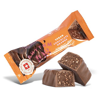 Vegansk mjölkfri chokladbar med apelsin rhythm 108 33g