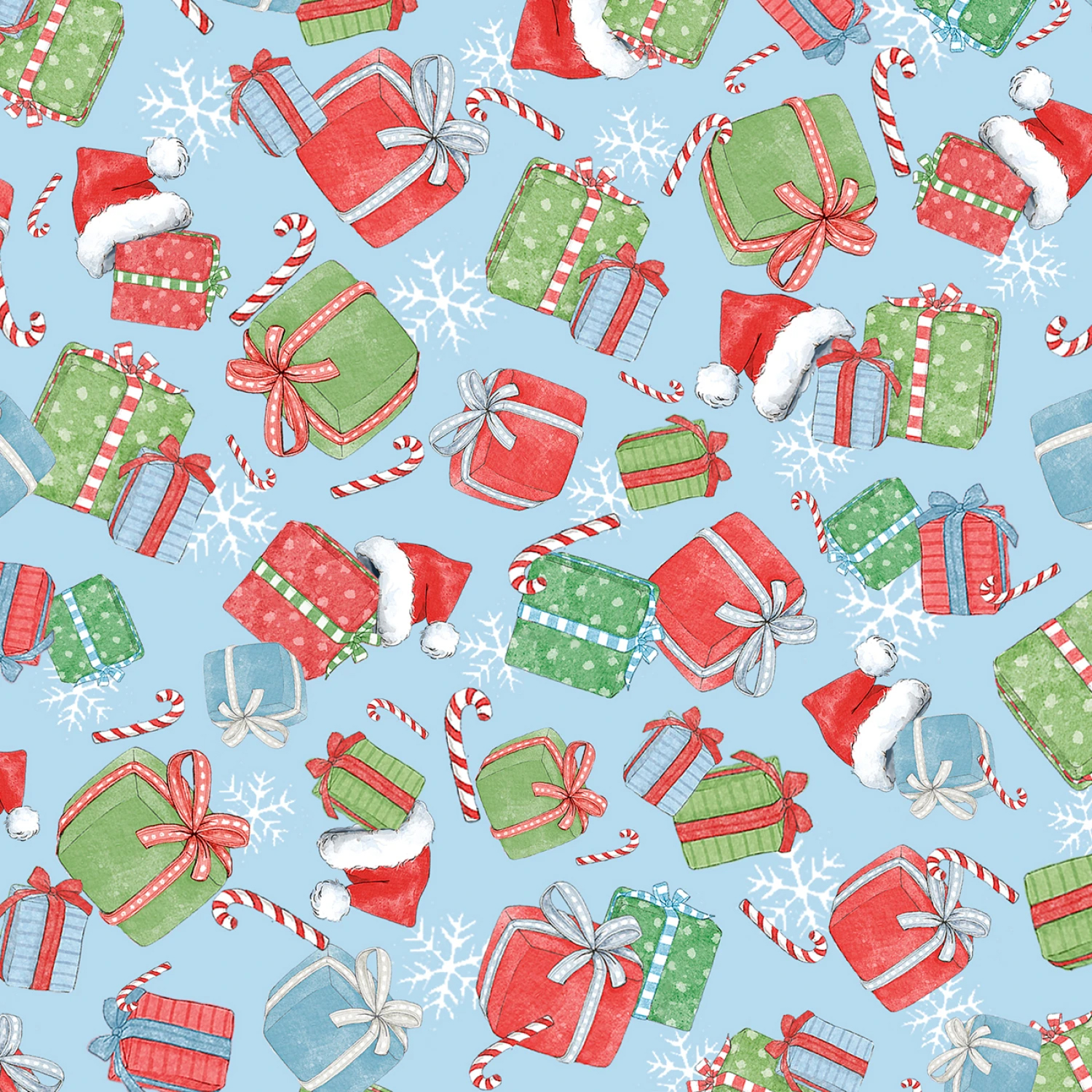 Tyg - Gift Toss - "Frost & Fable" - Julklappar