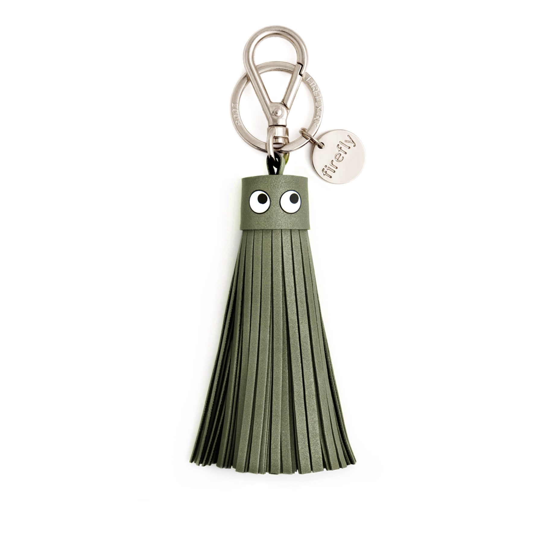 Soft Tassel Reflector, Eye See You - Olive 