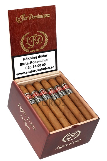 La Flor Dominicana Ligero L-300 Toro Cigarrlåda 24-pack
