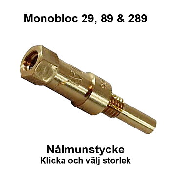 NEEDLE JET, MONOBLOC 29 - 89 - 289 SERIE