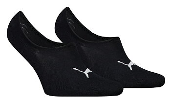 2-Pack Puma Footie High Cut Svart