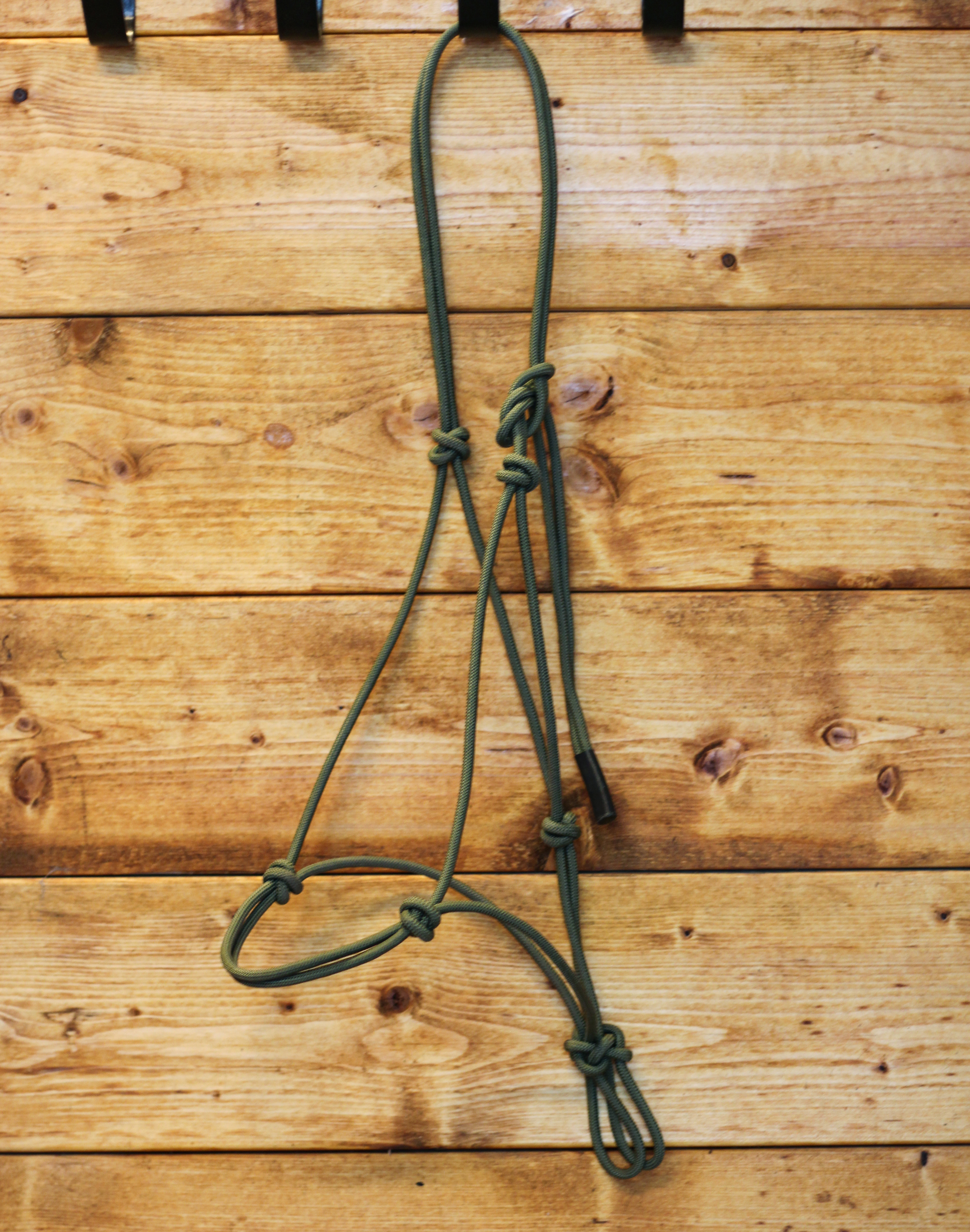 All That Standard Rope Halter - Olive - 2