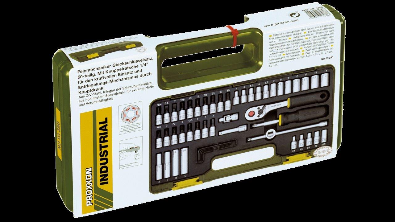 Proxxon Precision engineers set, 1/4inches (50-piece) - 7