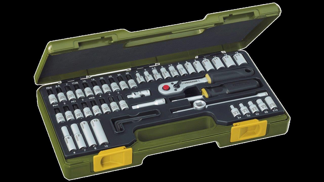 Proxxon Precision engineers set, 1/4inches (50-piece)