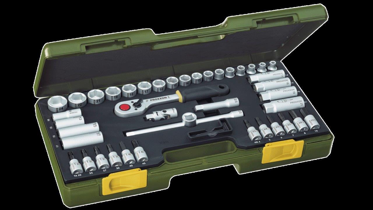 Proxxon Compact set, 3/8inches (47-piece)