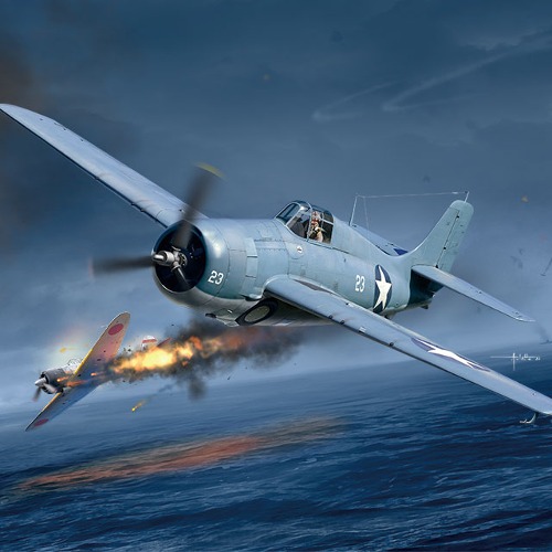 1/48 USN F4F-4 Wildcat Battle of Midway