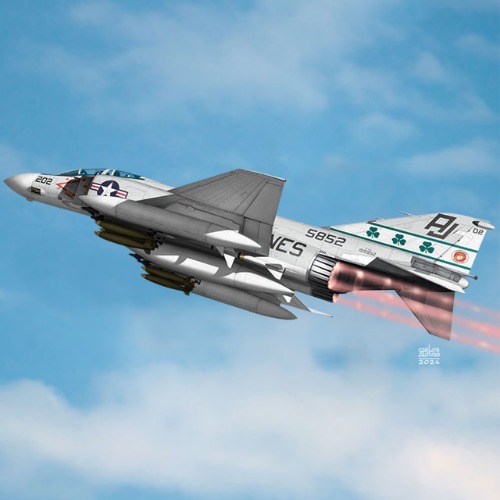 1/48 USMC F-4J Phantom II VMFA-333 Fighting Shamrocks