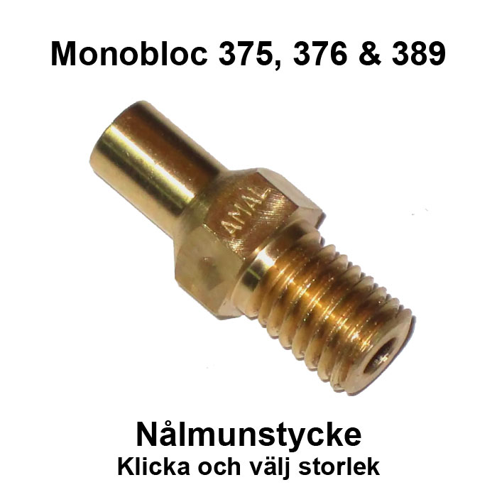 NEEDLE JET, MONOBLOC 375 - 376 - 389