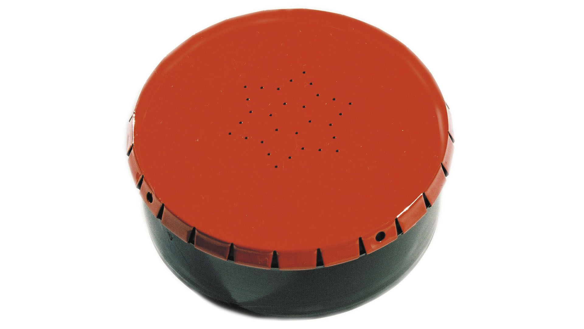 classic sheet metal mask jar with flexible lid