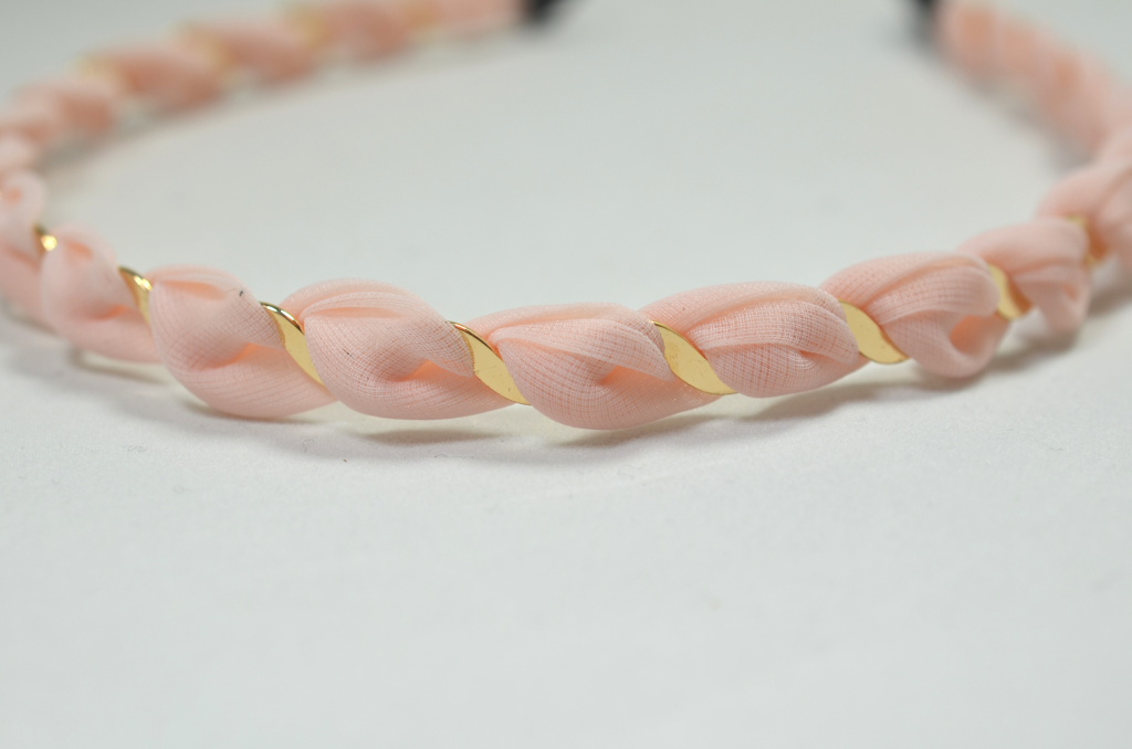 Diadem Rosa Snurrat - Busy Lizzie - 3