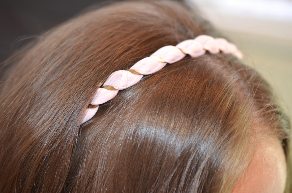 Diadem Rosa Snurrat - Busy Lizzie - 2