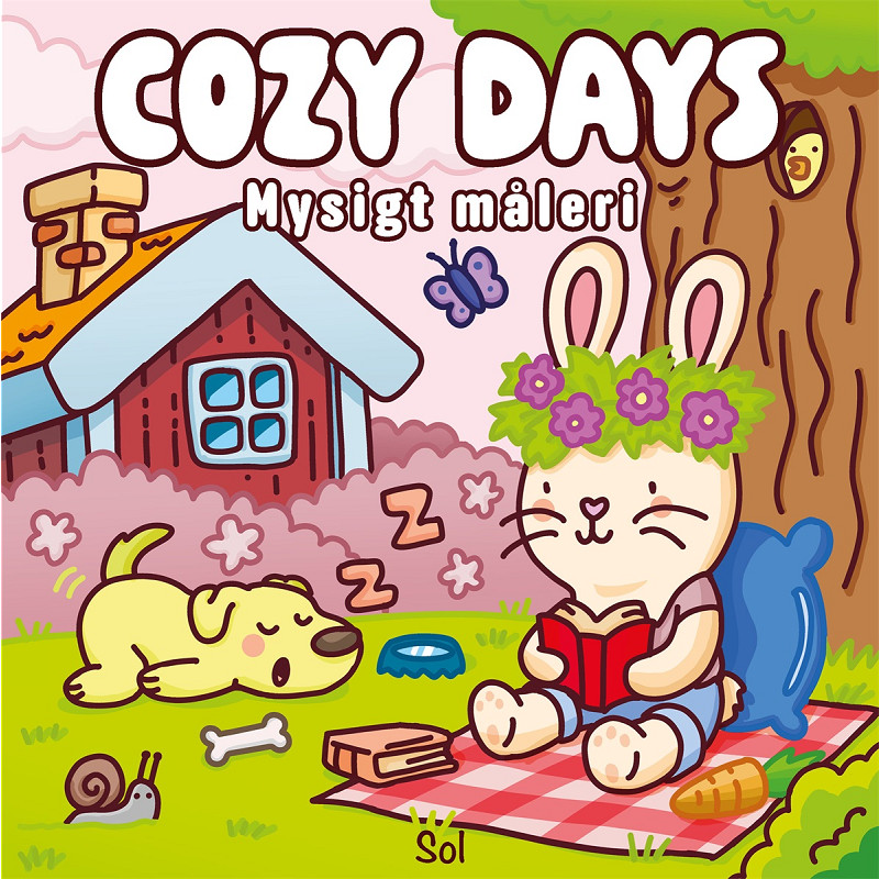 Cozy days Målarbok, Mysigt Måleri - Teddykompaniet