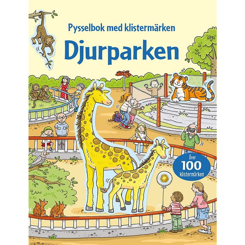 Djurparken Pysselbok med Klistermärken - Teddykompaniet