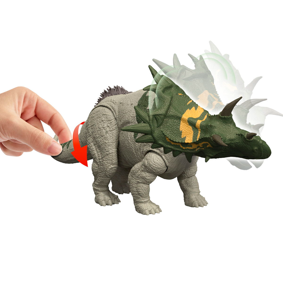 Jurassic World Rebirth Wild Roar, Nasutoceratops - Maki - 3