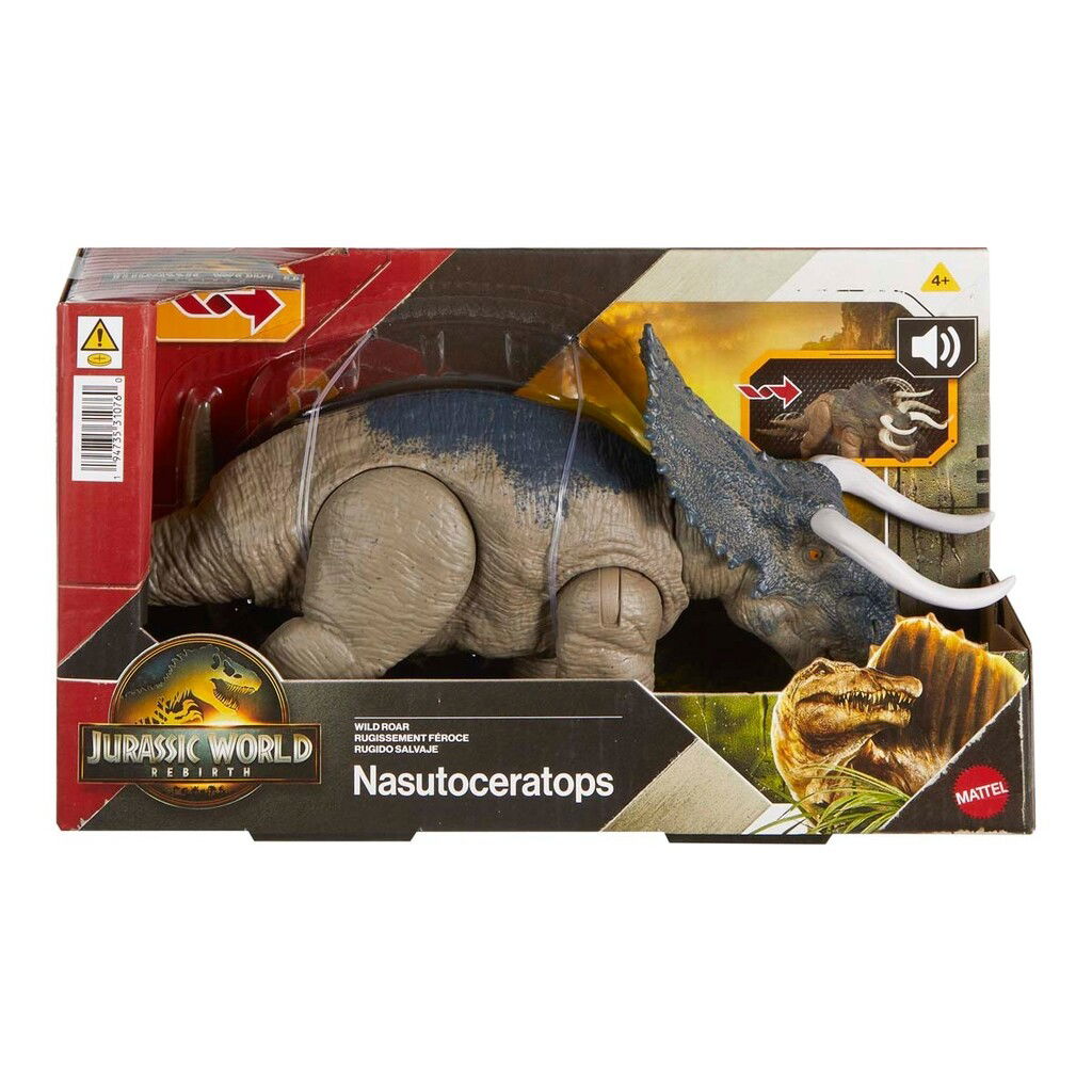 Jurassic World Rebirth Wild Roar, Nasutoceratops - Maki