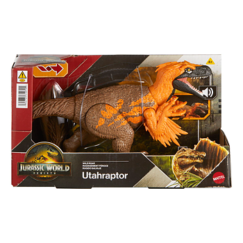 Jurassic World Rebirth Wild Roar, Utahraptor - Maki
