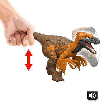 Jurassic World Rebirth Wild Roar, Utahraptor - Maki