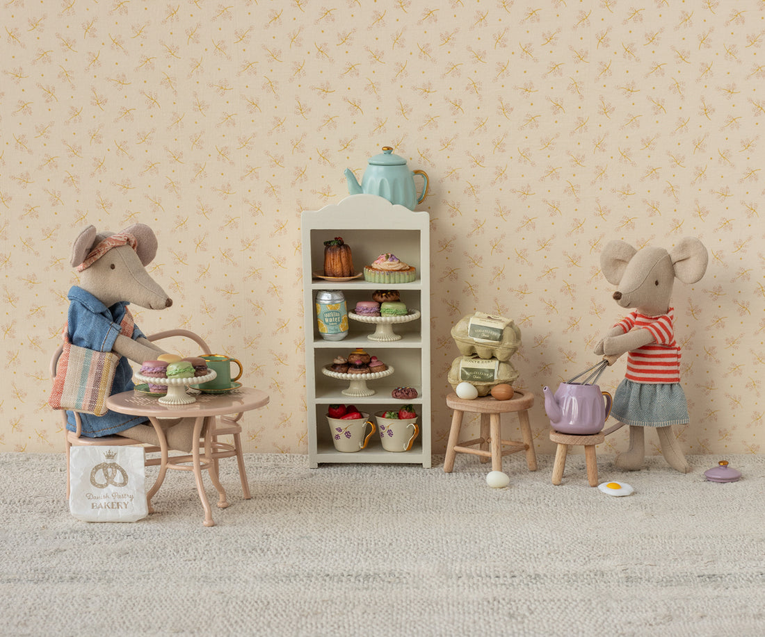 Café set, Mouse, Big , Pale pink  - Maileg - 4