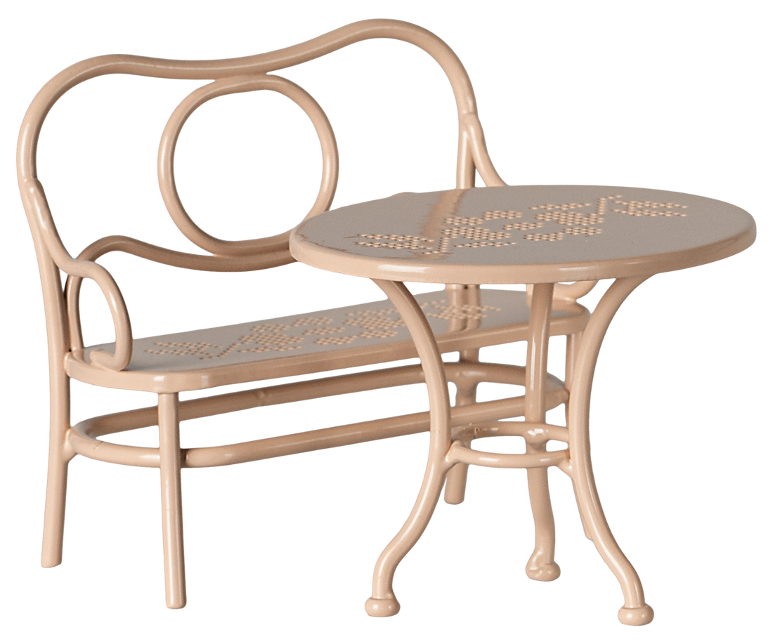 Café set, Mouse, Big , Pale pink  - Maileg