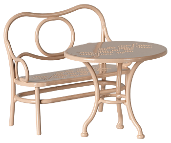 Café set, Mouse, Big , Pale pink  - Maileg