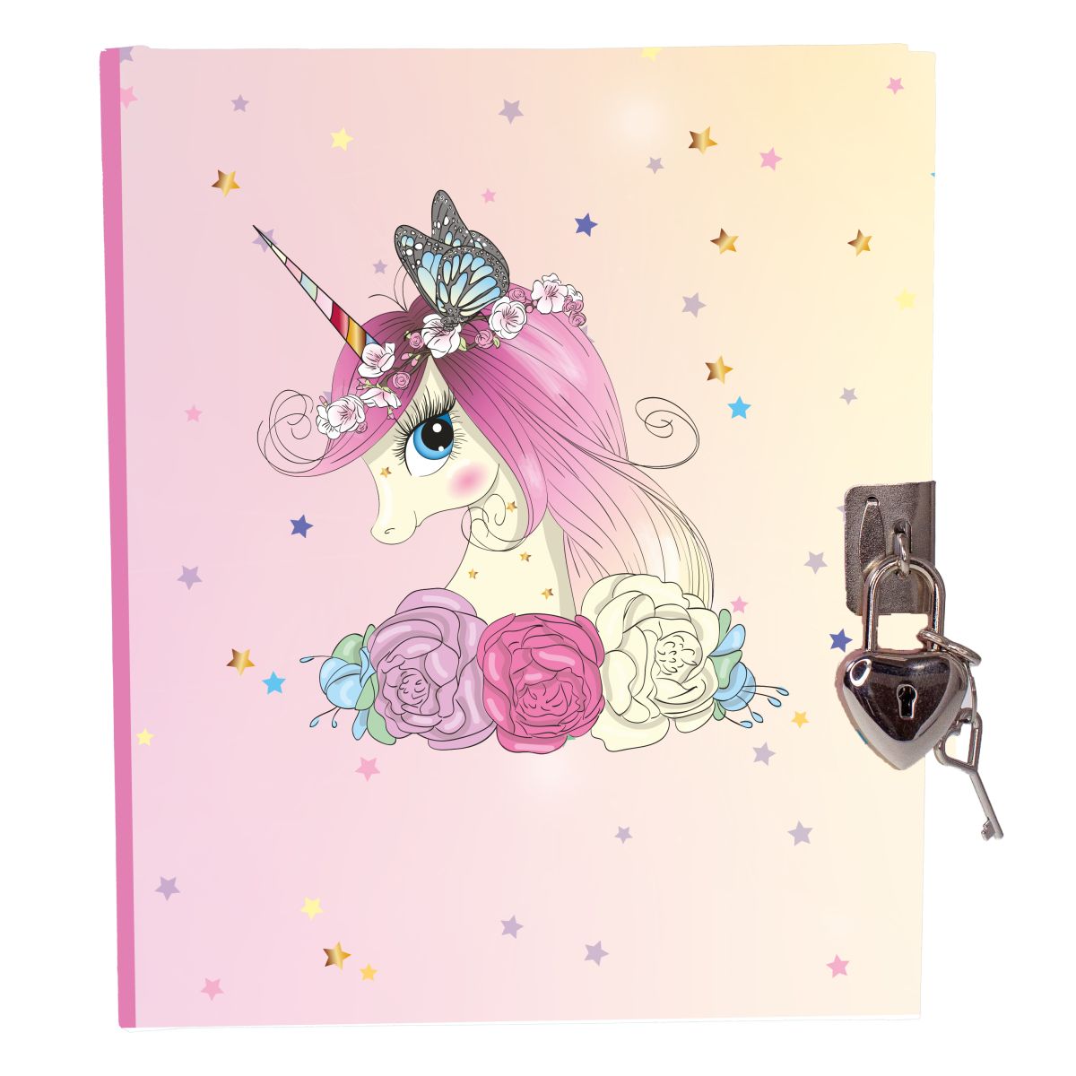 Dagbok med Lås, Unicorn - Tinka