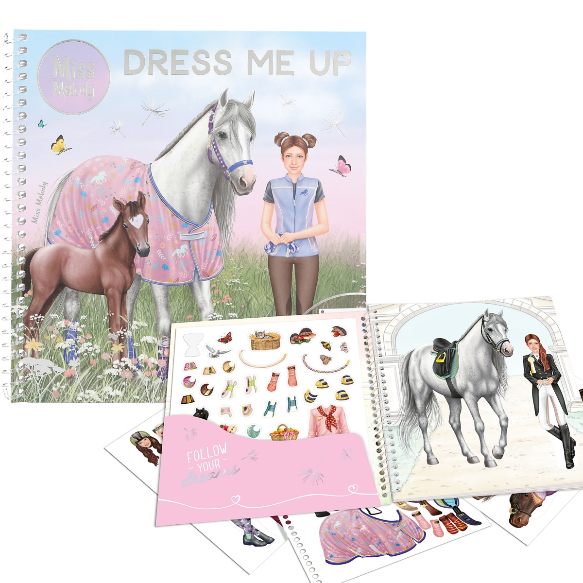 Miss Melody Dress Me Up Stickersbok - 2