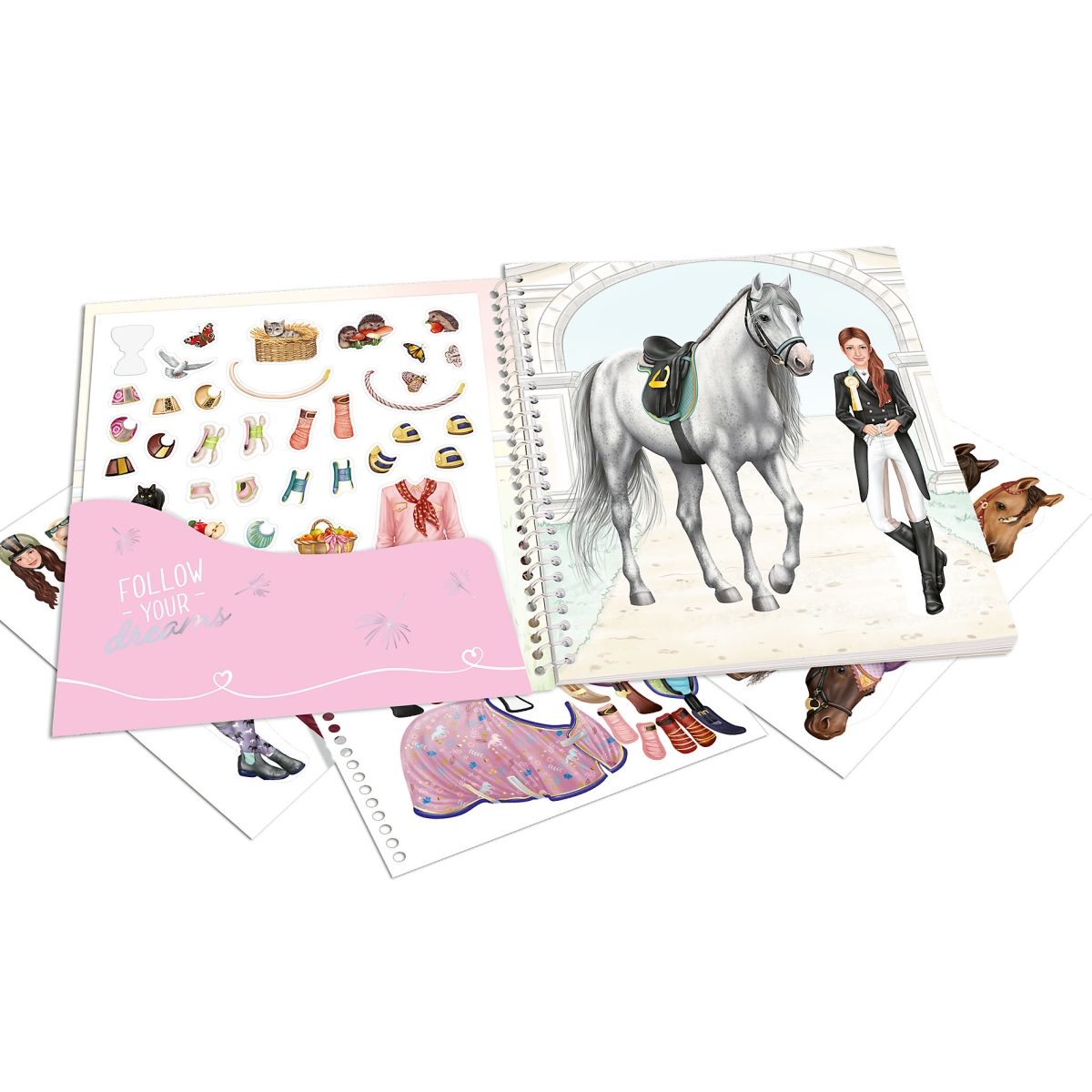 Miss Melody Dress Me Up Stickersbok - 3