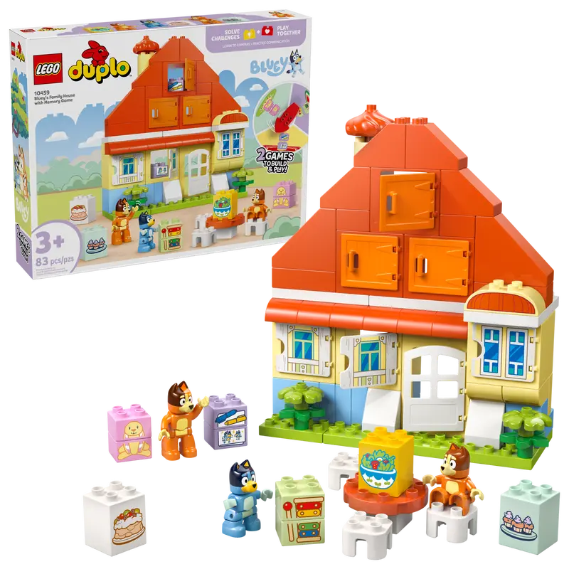LEGO Duplo 10459 Blueys hus med memoryspel