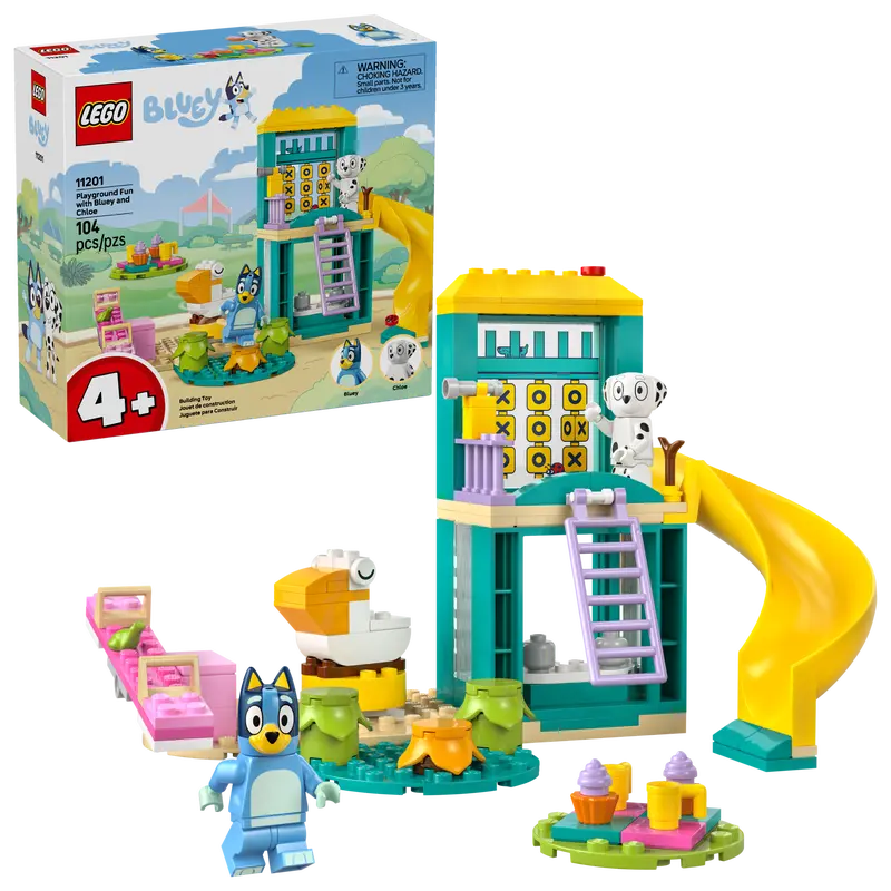 LEGO Bluey 11201 Skoj på lekplatsen med Bluey och Chloe